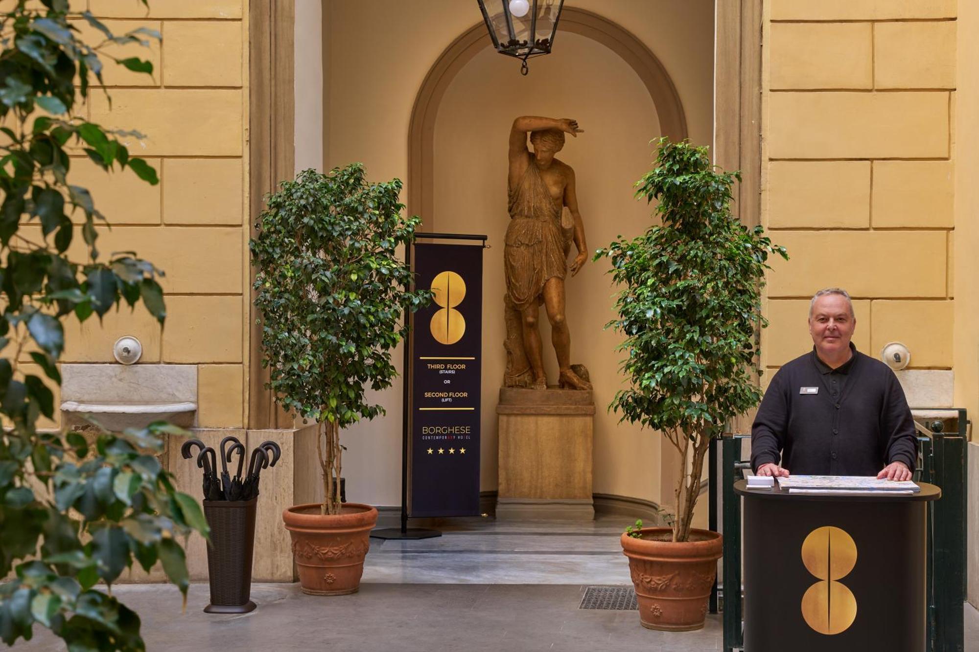 Hotel Fontanella Borghese Roma Esterno foto